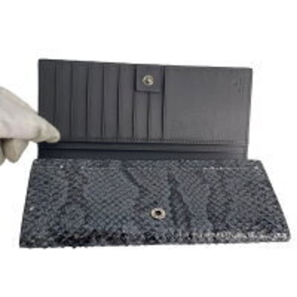 GUCCI Python Long Wallet Gray - Picture 9 of 9
